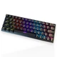 Беспроводная клавиатура игровая TWolf T30 LED Version Blue Switch клавиатура механическая (Черная) - изображение 1