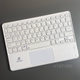 Беспроводная Bluetooth клавиатура Jeqang JB-380 с тачпадом (Белая) - изображение 4