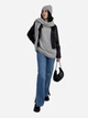 Шарф женский ARTKNIT Sofia Wool 38230 Серый (4823093427624) - изображение 5