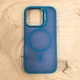 Чохол Baseus Smoke case Magsafe with Metal Stand для iPhone 16 Pro Max Dark Blue - зображення 1