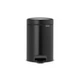 Бак для мусора Pedal Bin Brabantia New Icon 3 л черный - изображение 1