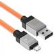 Кабель Baseus CoolPlay Series Fast Charging Cable USB to Lightning 2.4A 2m CAKW000507 Orange - изображение 2