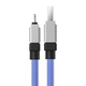 Кабель Baseus CoolPlay Series Fast Charging Cable USB to Lightning 2.4A 2m CAKW000503 Blue - изображение 3