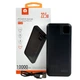Power bank WUW Y137 PD20W+QC3.0(22.5W) 10000 mAh зі швидкою зарядкою та дисплеєм повербанк 2xUSB Black - зображення 1