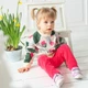 Джемпер для дівчат Trendy Tot 03-01403 бежевий 92 см (2 роки) - изображение 4