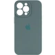 Защитный чехол-накладка Silicone Full Case AA Camera Protect для iPhone 15 Pro Max Pine Green (FullAAi15PM-46) - изображение 1