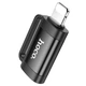 Перехідник адаптер HOCO UA31B Lightning to Type-C OTG adapter Black (6942007628105) - зображення 2