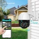 Уличная IP Wi-Fi PTZ-D4 камера Наблюдения Видеонаблюдения Купольная Поворотная IP66 бело-черная - изображение 1