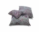 Комплект декоративних подушок Firanka Flowers 40х40см 1шт 40х25см 1шт 40х20см 1штж Бежеві з фіолетовим (п_0010) - зображення 1