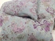 Комплект декоративних подушок Firanka Flowers 40х40см 1шт 40х25см 1шт 40х20см 1штж Бежеві з фіолетовим (п_0010) - зображення 4