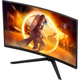 Монитор 31.5" AOC CQ32G4VE VA 2560 × 1440 180Гц безрамочный изогнутый экран Черный - изображение 5