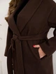 Укорочене двобортне пальто з кашеміру ST-Style 32568 58-60 Шоколадне - изображение 3