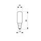 Лампа накаливания для вытяжки Philips Appliance 40W E14 230-240V T25L CL - изображение 3