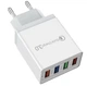 Зарядний пристрій Блок живлення для телефону 4 USB 10Вт Зарядка для ліхтарика світильника лампи та інших дрібних акумуляторних пристроїв - зображення 1