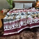 Плед покрывало двусторонний Полуторный Олени яркие зимний Bridge 200х150 Разноцветный Хлопок - изображение 2