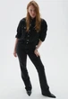 Жіночі високі джинси Bootcut Slim fit H&M (57753) W42 Чорні - зображення 4