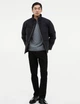 Чоловіча куртка Regular Fit H&M (57763) L Чорна - изображение 4