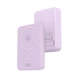 Power bank XO PR231 PD20W 10000 mAh с быстрой беспроводной зарядкой MagSafe и подставкой Lilac - изображение 1