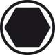 Тонкая микро отвертка HEX 1.3 x 40 мм для винтов с внутренним шестигранником PicoFinish Wiha 42422 - изображение 2