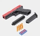 Іграшковий дитячий пістолет GLOCK з безпечними кулями, іграшковий глок з глушником поролоновими патронами - зображення 4
