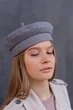 Берет женский из кашемира D.Hats серого цвета - изображение 2