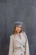 Берет женский из кашемира D.Hats серого цвета - изображение 8