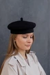 Берет жіночий із кашеміру D.Hats чорного кольору - зображення 3