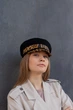 Кепи с отделкой из кожи в леопардовом принте D.Hats черного цвета - изображение 6