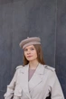 Берет женский из кашемира D.Hats кофейного цвета - изображение 8