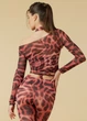 Топ Grand Prix MIRALI із сітки сітка з принтом, wild red, M - зображення 2