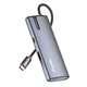 Док-станція ColorWay USB-C 5-в-1 Type C PD 100W/USB3.0х3/HDMI 4К (CW-HUB01) Сірий - изображение 12