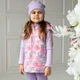 Жилет утеплений для дівчинки Trendy Tot 03-01405 рожевий 116 см (6 років) - изображение 1