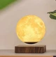 Настольный 3D магнитный ночник Луна на деревянной подставке 360 Magnetic Moon Lightt Model 2 14 см - изображение 1