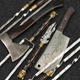 Подарунковий набір шампурів для BBQ VIKING CREATE в дерев'яному кейсі Серце Вікінга подарунок чоловіку, куму, брату, другу, батьку, керівнику (WC-026) - зображення 7