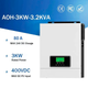 Гибридный инвертор 3кВт Daxtromn AOH-3KW-3.2KVA, 24V, ток заряда 60A, для АКБ LiFePO4 - изображение 2