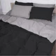 Пододеяльник MirSon Сатин Premium 0251+0055 Greyness 143х210 (2200001218420) - изображение 1