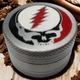 Гриндер для измельчения табака Grinder Cracked Skull Silver - изображение 1