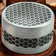Гриндер для подрібнення тютюну D&K Grinder Honeycomb Silver - зображення 1