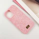 TPU чохол Bling World Rock Diamond для Apple iPhone 16 (6.1") Рожевий - изображение 2