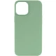 Чохол Silicone case (AAA) full with Magsafe and Animation для Apple iPhone 12 Pro Max (6.7") Зеленый / Pistachio - изображение 2