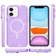 Чохол TPU Galaxy Sparkle (MagFit) для Apple iPhone 11 (6.1") Purple+Glitter - изображение 2