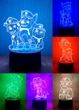 Ночник детский акриловый 3D LED Щенячий патруль, Рокки - изображение 5
