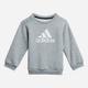 Dres chłopięcy (bluza bez kaptura + spodnie) adidas I Bos Logo Jog H28835 104 cm Czarny/Szary (4064053820714) - obraz 2