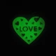 Брелок светящийся Magic Shine Сердце Love Желтый (4.11-5) - изображение 2