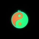 Брелок светящийся Magic Shine Инь-Ян Оранжевый (8.1-12-5) - изображение 2