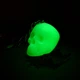 Брелок Magic Shine, що світиться, Череп 3D Зелений (8.33-2) - зображення 3