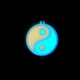 Брелок светящийся Magic Shine Инь-Ян Розовый (8.1-1-6) - изображение 2