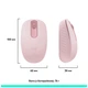 Мышка Logitech M196 Bluetooth Rose (910-007461) - изображение 2