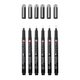Набір лінерів PIGMA MICRON Black Edition, 6 шт.(005-08), чорний Sakura - зображення 2