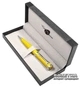 Ручка кулькова Gianni Terra Yellow Чорна 1 мм Жовтий корпус у футлярі (HH1380/B) - зображення 5
